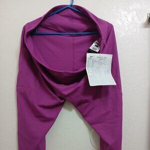 NIKE dri fit universa leggings high rise waist 7/8 2X purple SAMPLE
